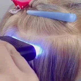 Black The Best news machine with hair equipment The newest hair extension equipment Hair salon equipment