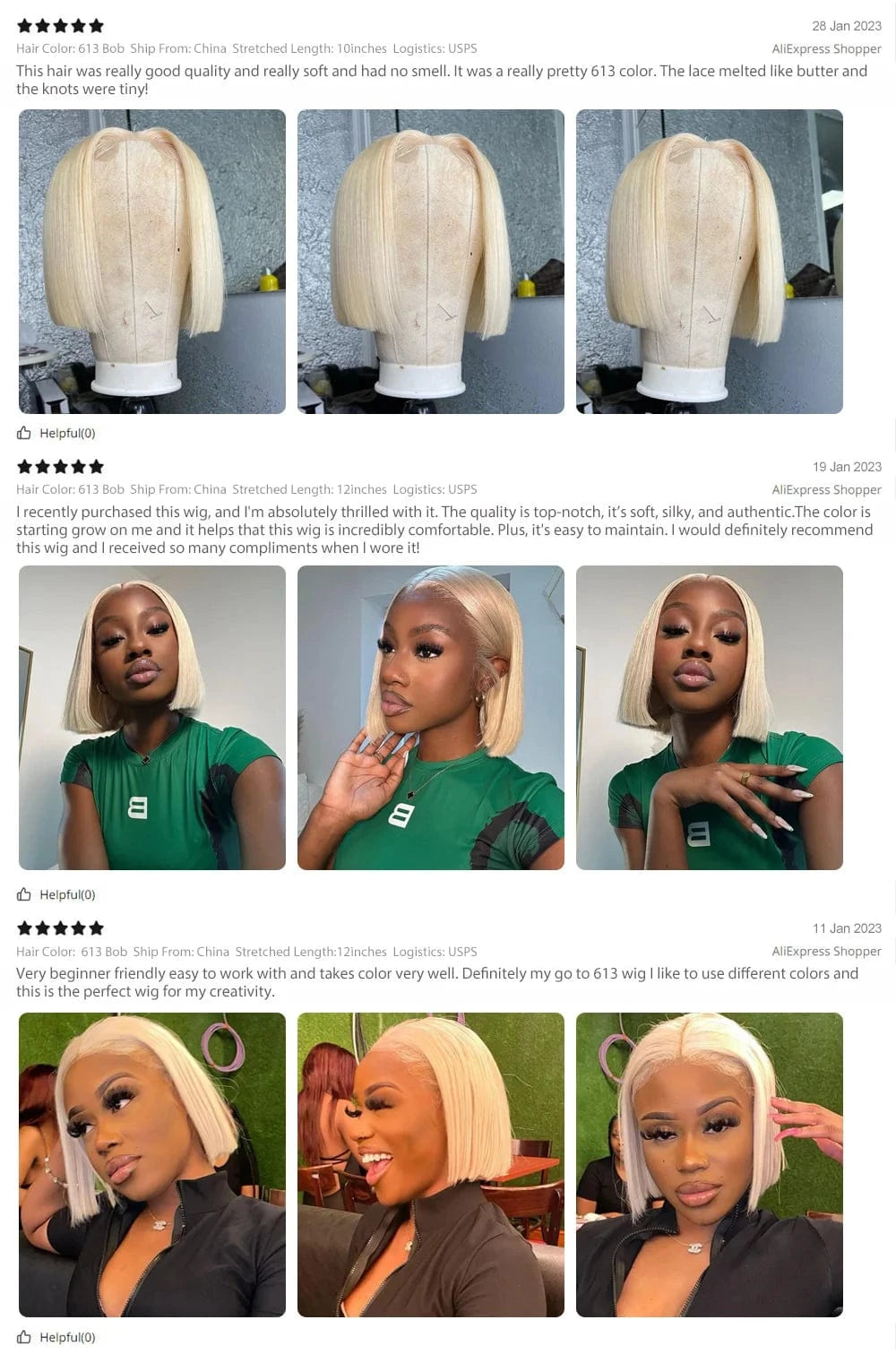 Blonde Bob Wig 13X4 Transparent Lace Front Wigs Pre Plucked Bleached Knots 150% Density 613 Straight Short Human Hair BOB Wig