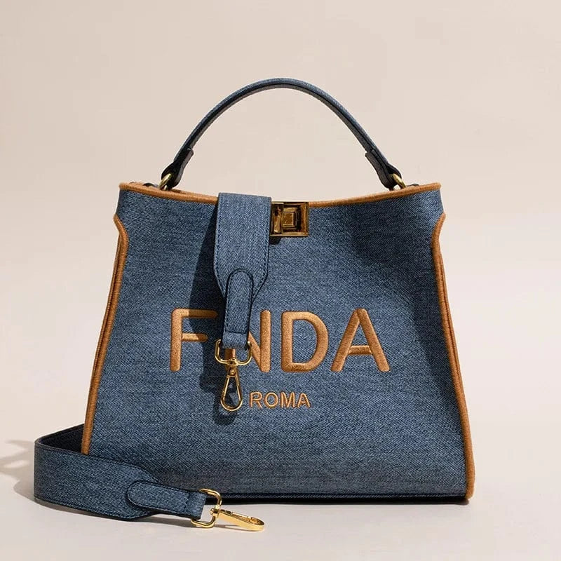 Blue New design large capacity Tote Bag Top Quality Ladies crossbody Bucket Bag Designer handbags for women luxury