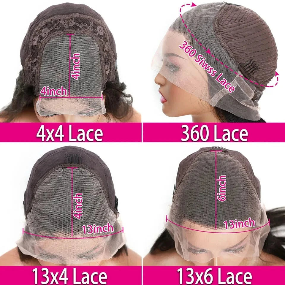 Body Wave Peruvian Human Hair 13X6 Lace Front Wigs Transparent Lace Human Hair Wigs For Black Women 360 Hd Lace Frontal Wig