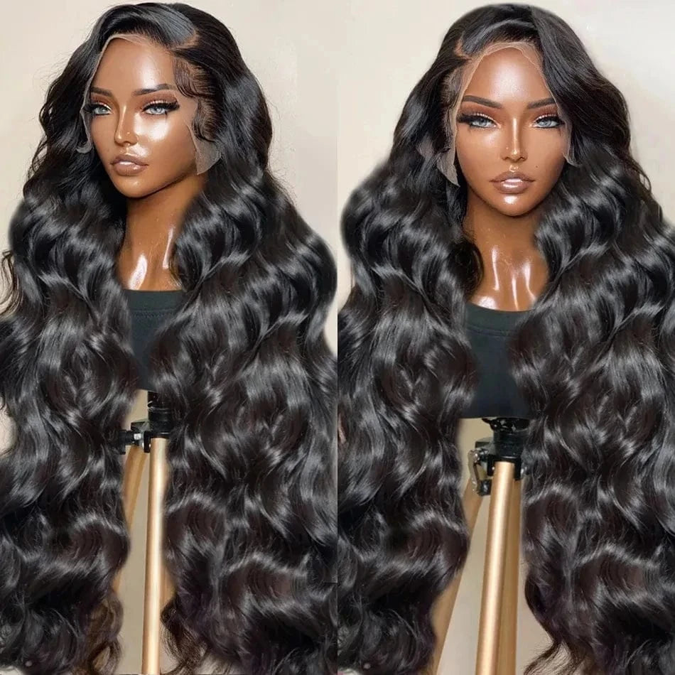 Body Wave Peruvian Human Hair 13X6 Lace Front Wigs Transparent Lace Human Hair Wigs For Black Women 360 Hd Lace Frontal Wig