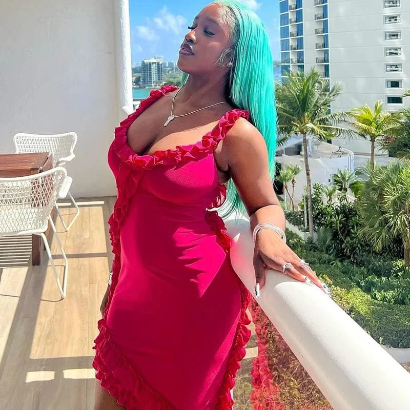 Bomblook ASDS177 Irregular Sexy Dresses Women Night Birthday Dresses Women Party Dresses Women