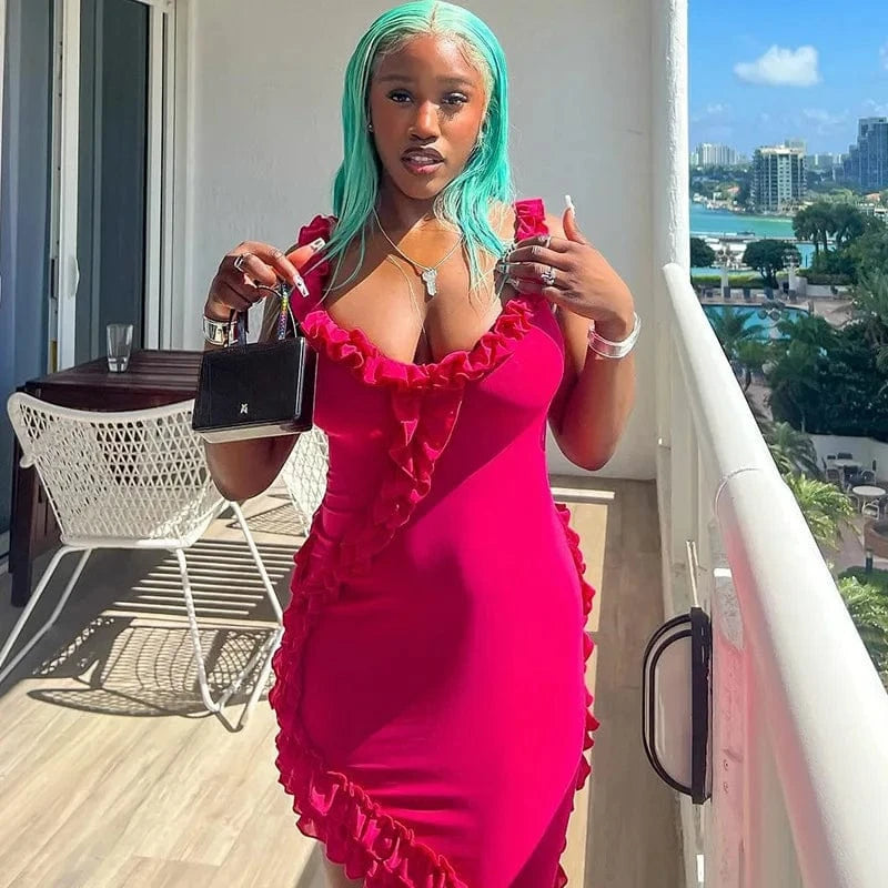 Bomblook ASDS177 Irregular Sexy Dresses Women Night Birthday Dresses Women Party Dresses Women