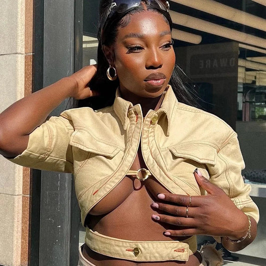 Bomblook ASTP42 Outdoor Half Sleeves Polo Short Women's Top Top For Women Short Coat