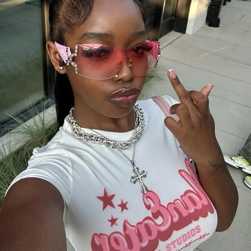 Bomblook C427TP 2024 Summer Girl Letter Print T Shirt Short Crop Top Women Tees Ladies Casual Ladies Fitted Tees