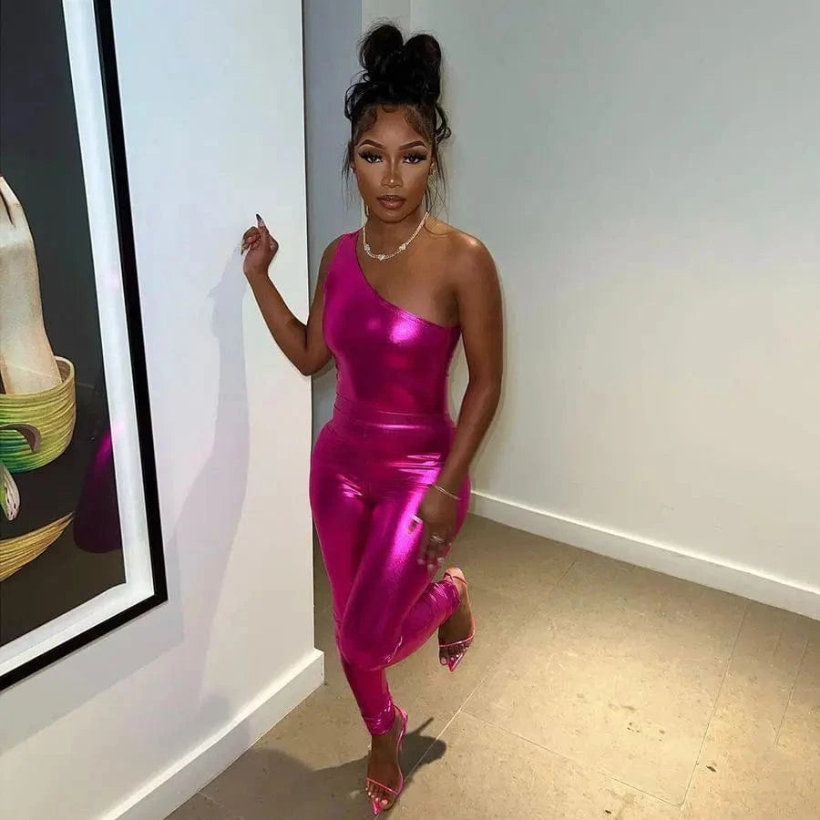 Bomblook LCST98 Spring 2024 Women S Clothing Solid Color Party Wear Ladies Suit Sexy Outfits Women s Sets Two Piece Pants Set