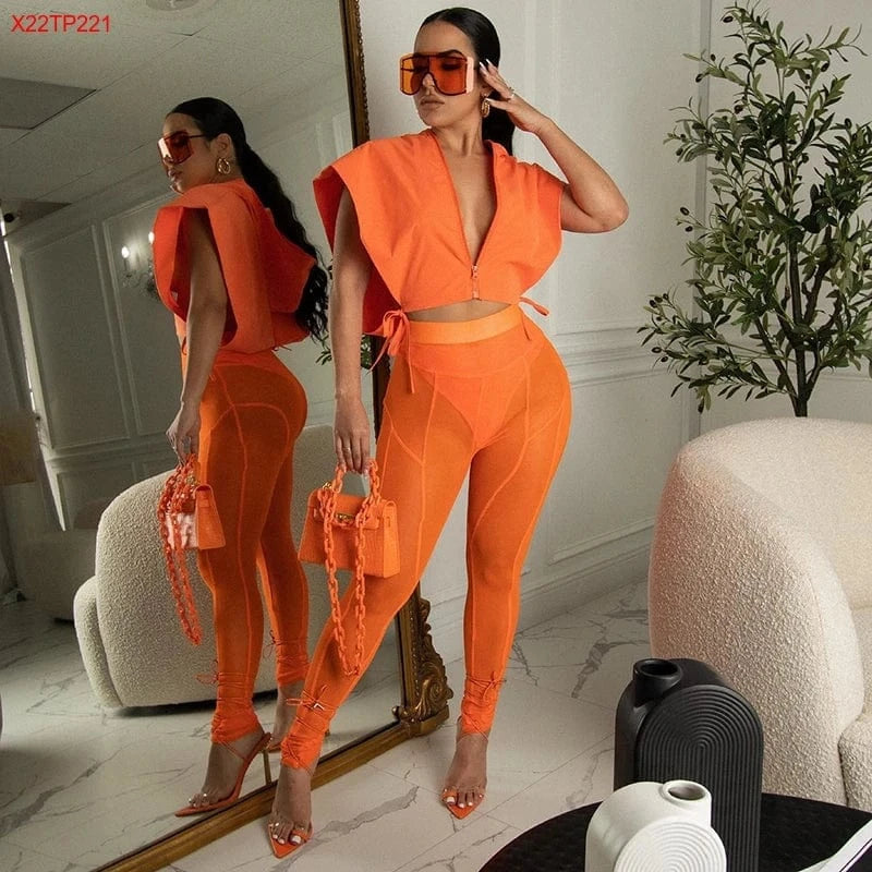 Bomblook X22TP221 Summer New Arrivals Hot Sale Short Sleeve O Neck Solid Color Zipper Hoodie Crop Top 2024 Women Fashion