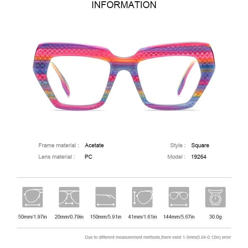 Borregls Hollow Acetate Glasses Frame Matte Vintage Cat Eye Eyeglasses Women Optical  Spectacles Eyewear 19264