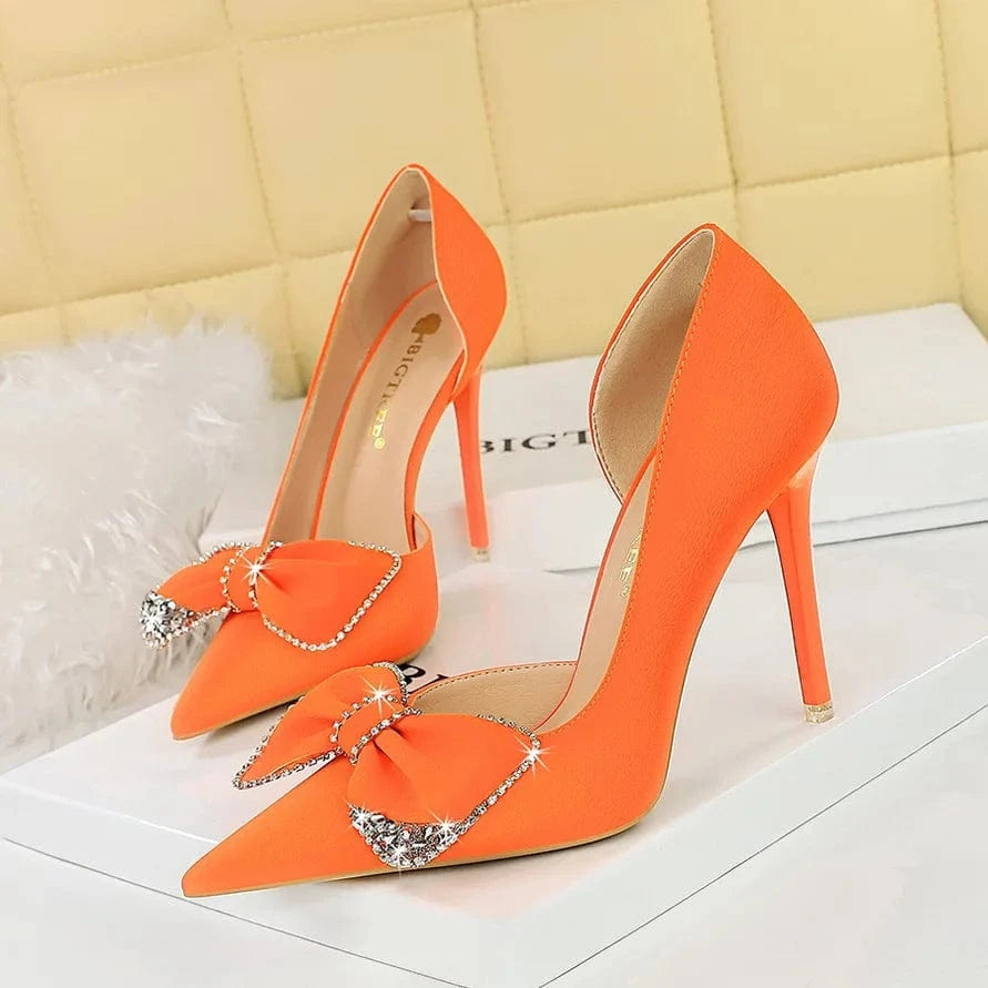 Bow Sandales Talon Femme Latest Design No MOQ 1 Sandals Sexy Ladies Stiletto High Heels for Women