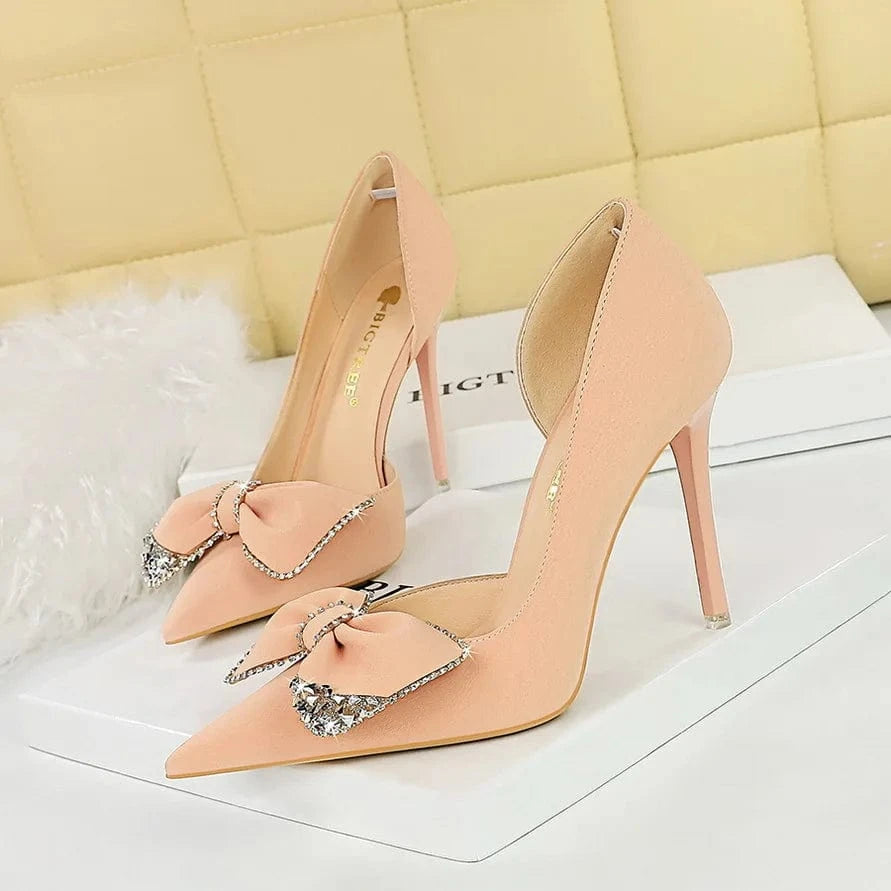 Bow Sandales Talon Femme Latest Design No MOQ 1 Sandals Sexy Ladies Stiletto High Heels for Women