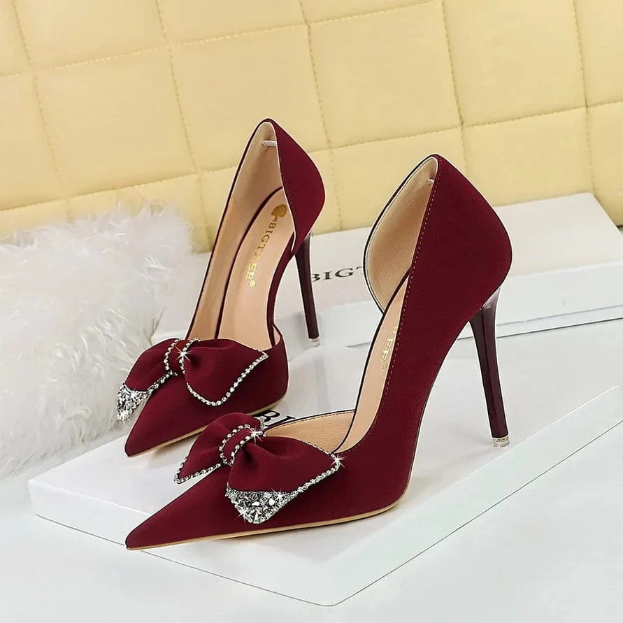Bow Sandales Talon Femme Latest Design No MOQ 1 Sandals Sexy Ladies Stiletto High Heels for Women