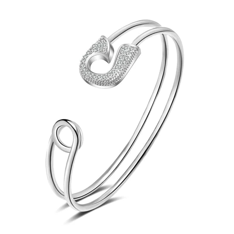 BP2146 White RAKOL BP2154 luxury dubai Indian ice out cubic zirconia bridal bracelets & bangles Girls bridal bangle bracelet women