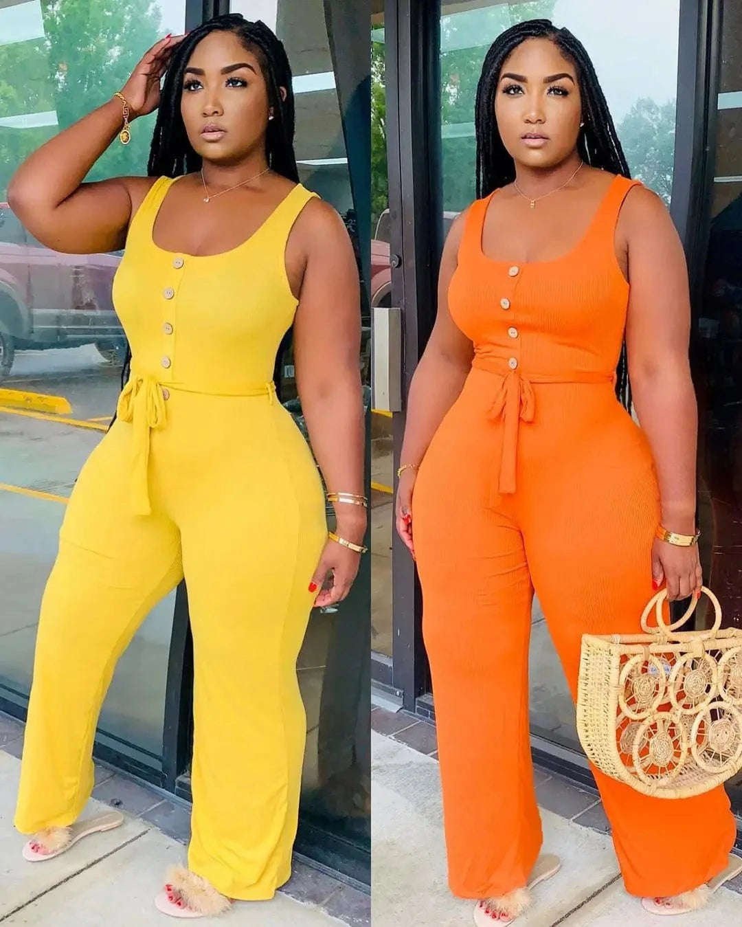 BR844 4xl plus size fashion sleeveless wide leg Bodysuits Summer High Waist women shorts overalls