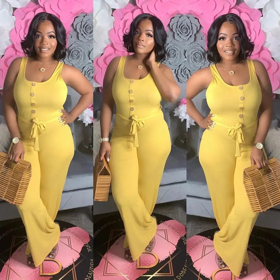 BR844 4xl plus size fashion sleeveless wide leg Bodysuits Summer High Waist women shorts overalls