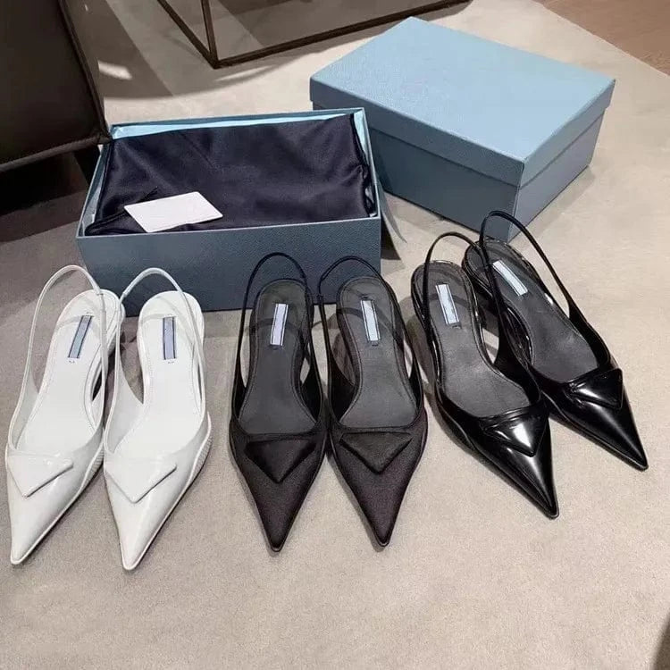 Brand Fashion Sexy Women Pumps Sandals Famous Summer Wedding Shoes Classic Thin Heels Elegant New Heels For Ladies Pointed Toe