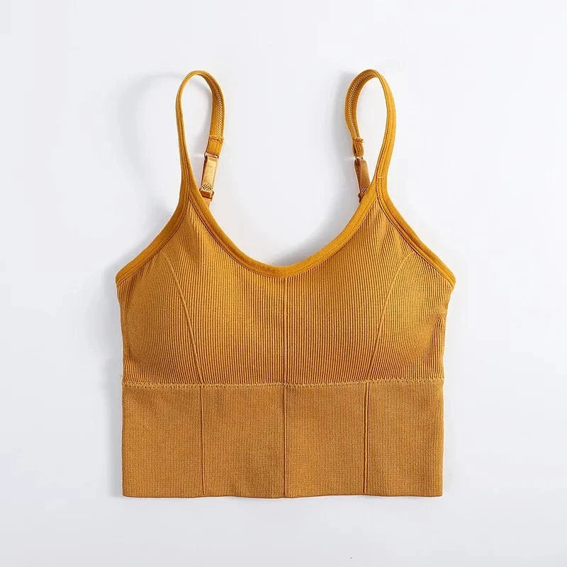Breathable Sports Bra Anti-sweat Fitness Top Seamless Yoga Bra Workout Shockproof Crop Top Push Up Gym Shapewear Bra for Women