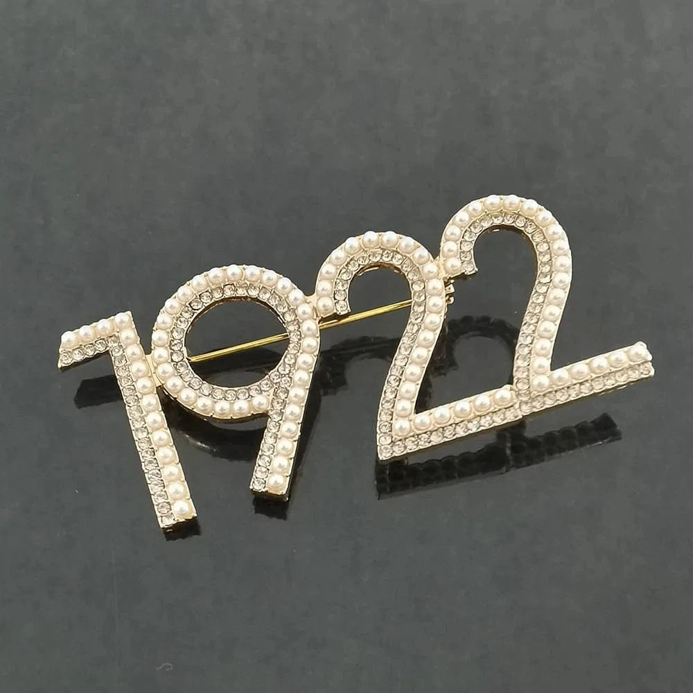 brooch / 1 / as picture show Zeta Phi Beta Alpha Delta Sigma Greek Year Lapel Pins Sorority Designer 1920 1922 Brooches Pin For Women Accessories
