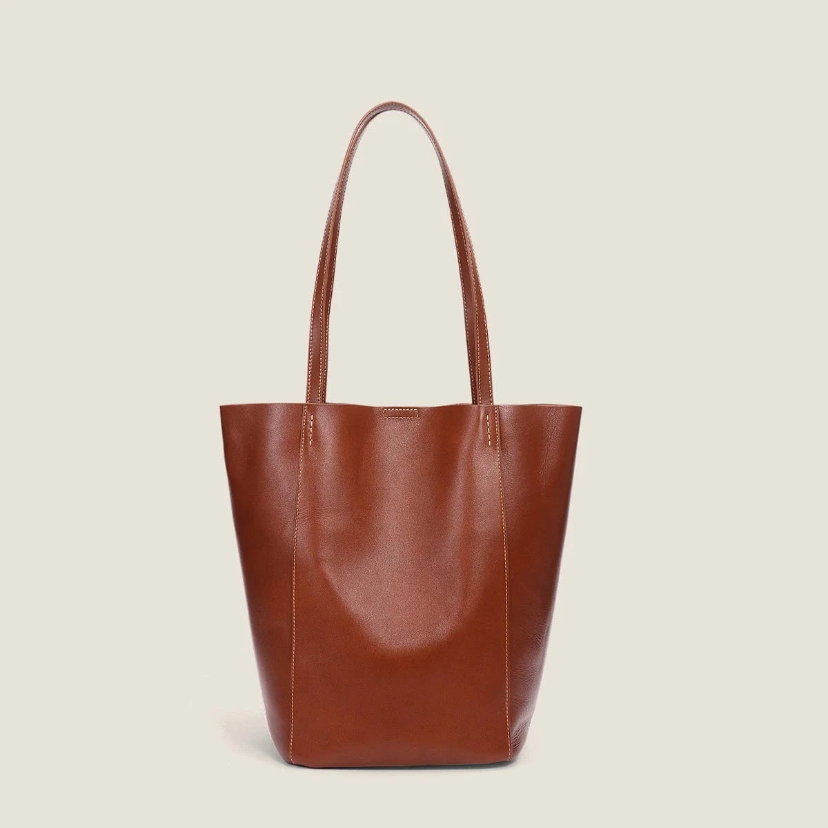 Brown 2024 Leather Women'S Large Capacity Tote Ladies Luxury Shoulder Woman Bags Design Women Handbags Custom Logo