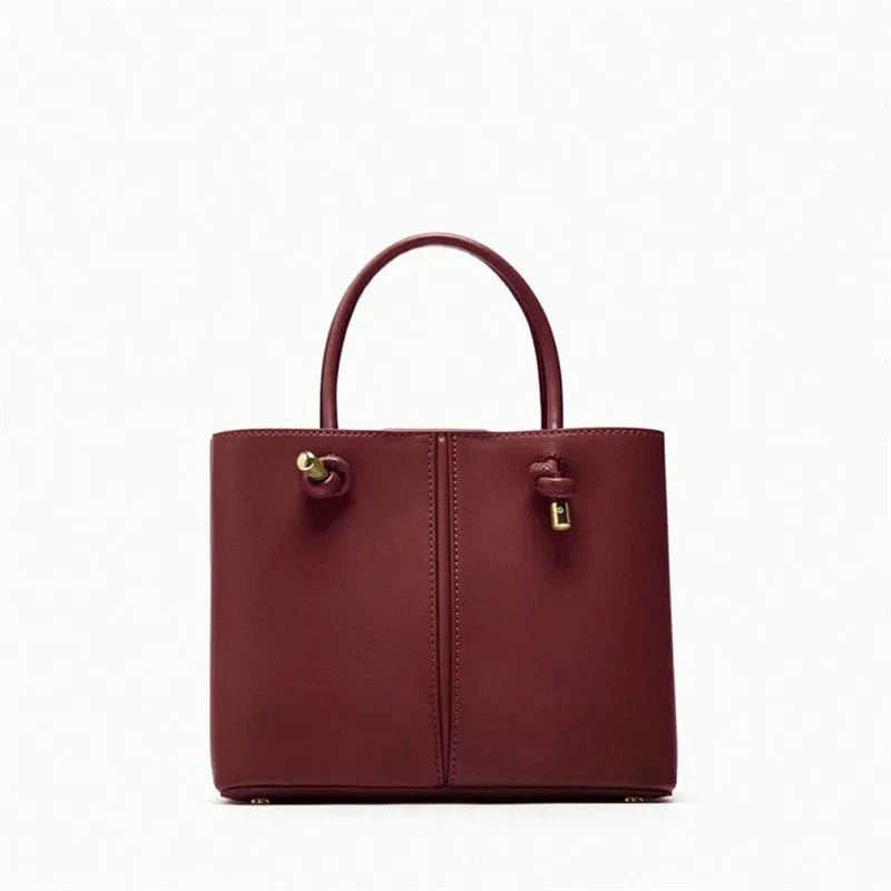 burgundy 2024 High Quality Stylish Bags Faux Leather Handbag Trendy Bags Women Handbags Luxury Tote Bag Wholesale stock and OEM services