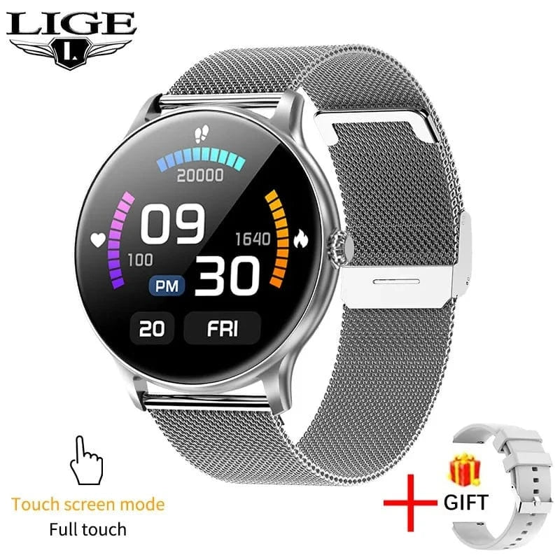 BW0378F LIGE 2022 New LIGE Smart Watch Men Full Touch Screen Sports Fitness Watch IP67 Waterproof For Android ios smartwatch Women