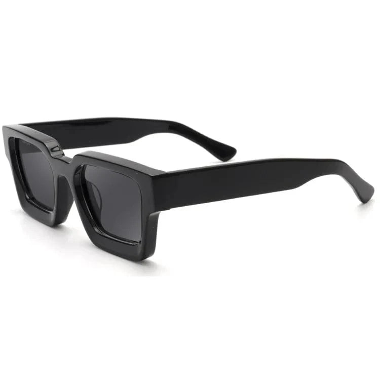 C1 Wholesale Vintage Trendy 2024 handmade custom logo square oversized Oem high quality italian thick polarized acetate sunglasses