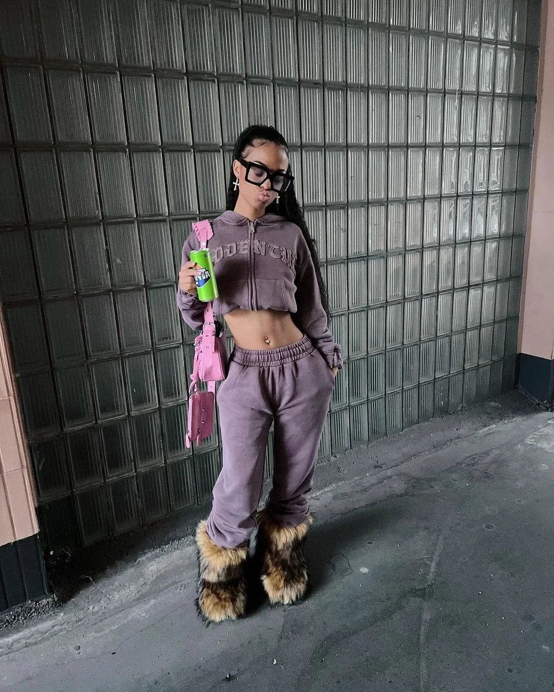 C1164 2024 Spring New Sweater Fashion Design Women's Pants Casual Sports 2 piece Set