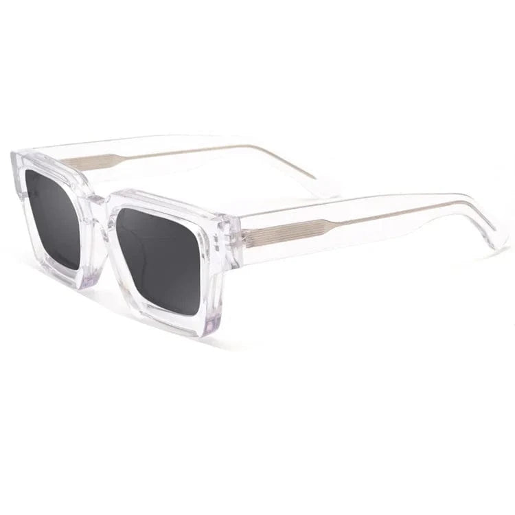 C3 Wholesale Vintage Trendy 2024 handmade custom logo square oversized Oem high quality italian thick polarized acetate sunglasses