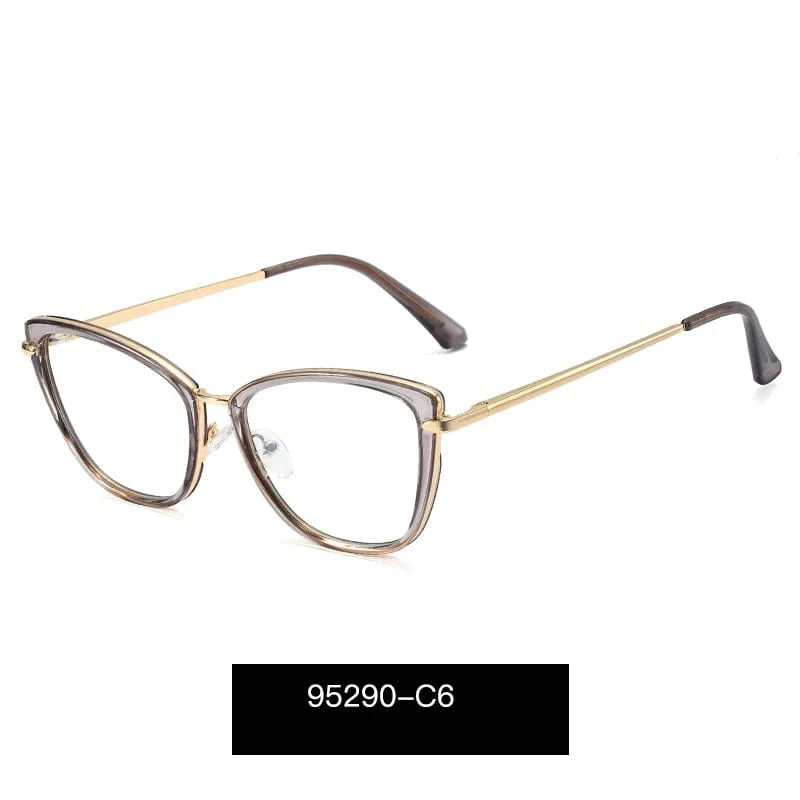 C6 Gray MS 95290 New Arrivals Online Celebrity Style Optical Eyewear Glasses Frame Blue Light Computer Glasses Spectacles