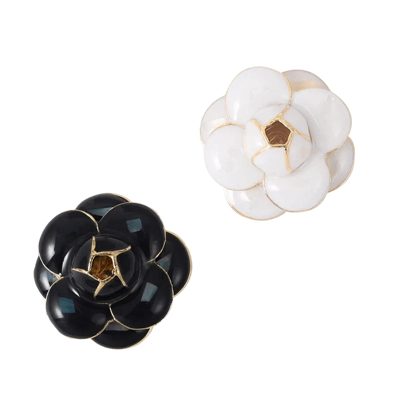 Can Customize Flower Brooch Gift In The Style Of Celebrities Clothes Hat Bag Pin Badge Button Lapel Pin Give Women Gift Decora
