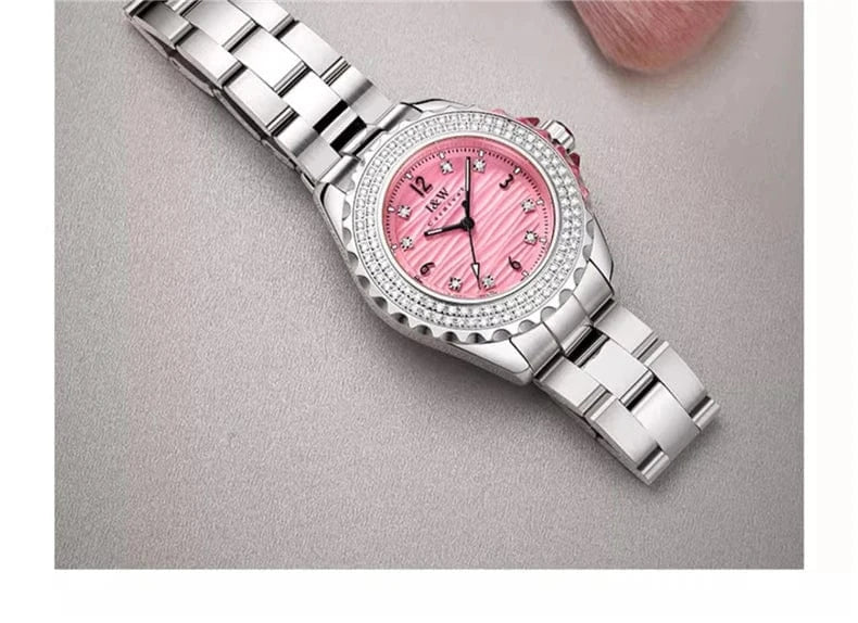 CARNIVAL Woman Fashion Quartz Wristwatches Ladies Brand Luxury Rose Gold Silver Watches Waterproof for Women Relojes De Mujer