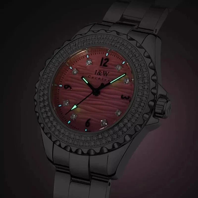CARNIVAL Woman Fashion Quartz Wristwatches Ladies Brand Luxury Rose Gold Silver Watches Waterproof for Women Relojes De Mujer