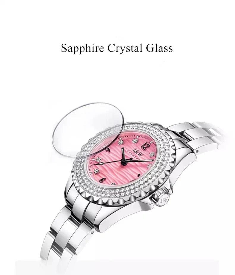 CARNIVAL Woman Fashion Quartz Wristwatches Ladies Brand Luxury Rose Gold Silver Watches Waterproof for Women Relojes De Mujer