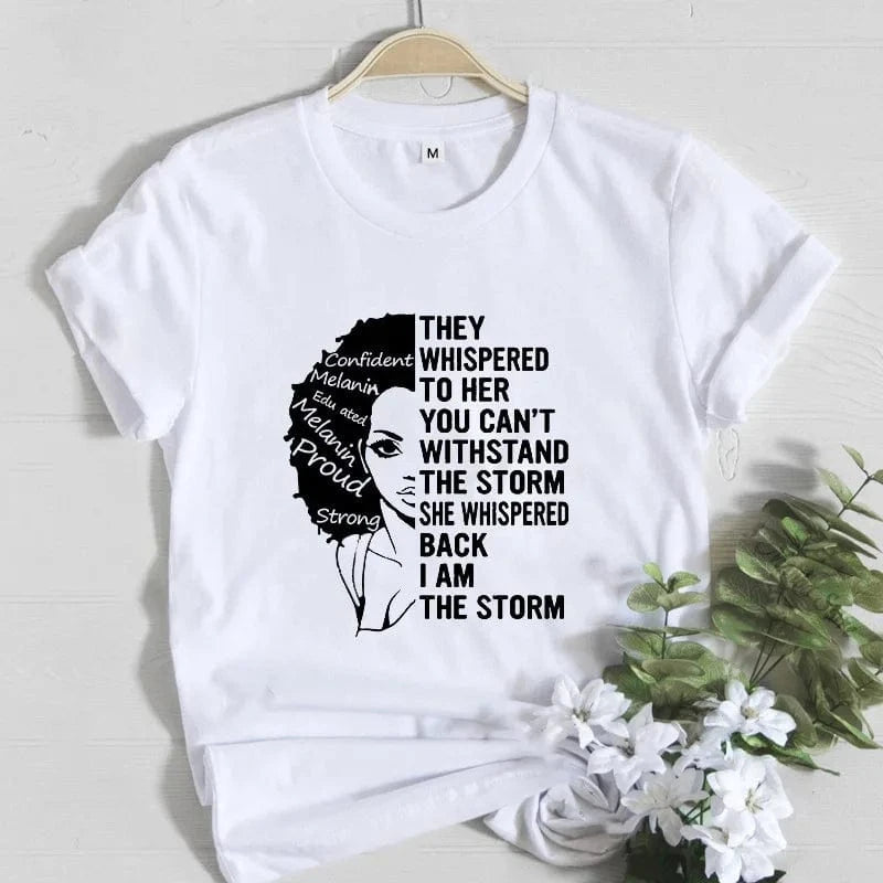 Casual Queen Print T-Shirt