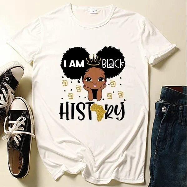 Casual Queen Print T-Shirt