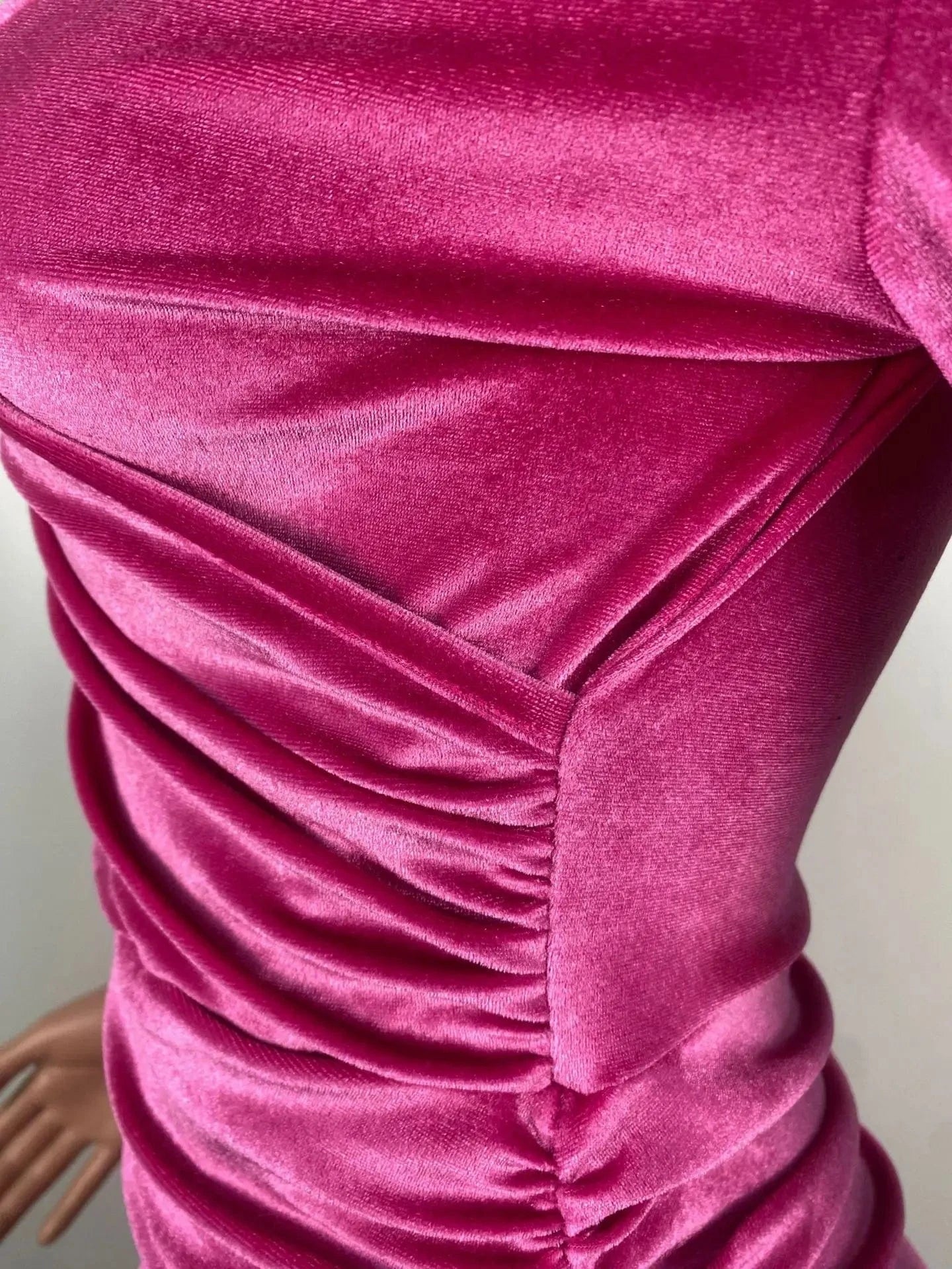 Casual Women Dress Clothing Long Sleeve Velvet Ladies Winter Velour Dress Solid Bodycon Dress for Women