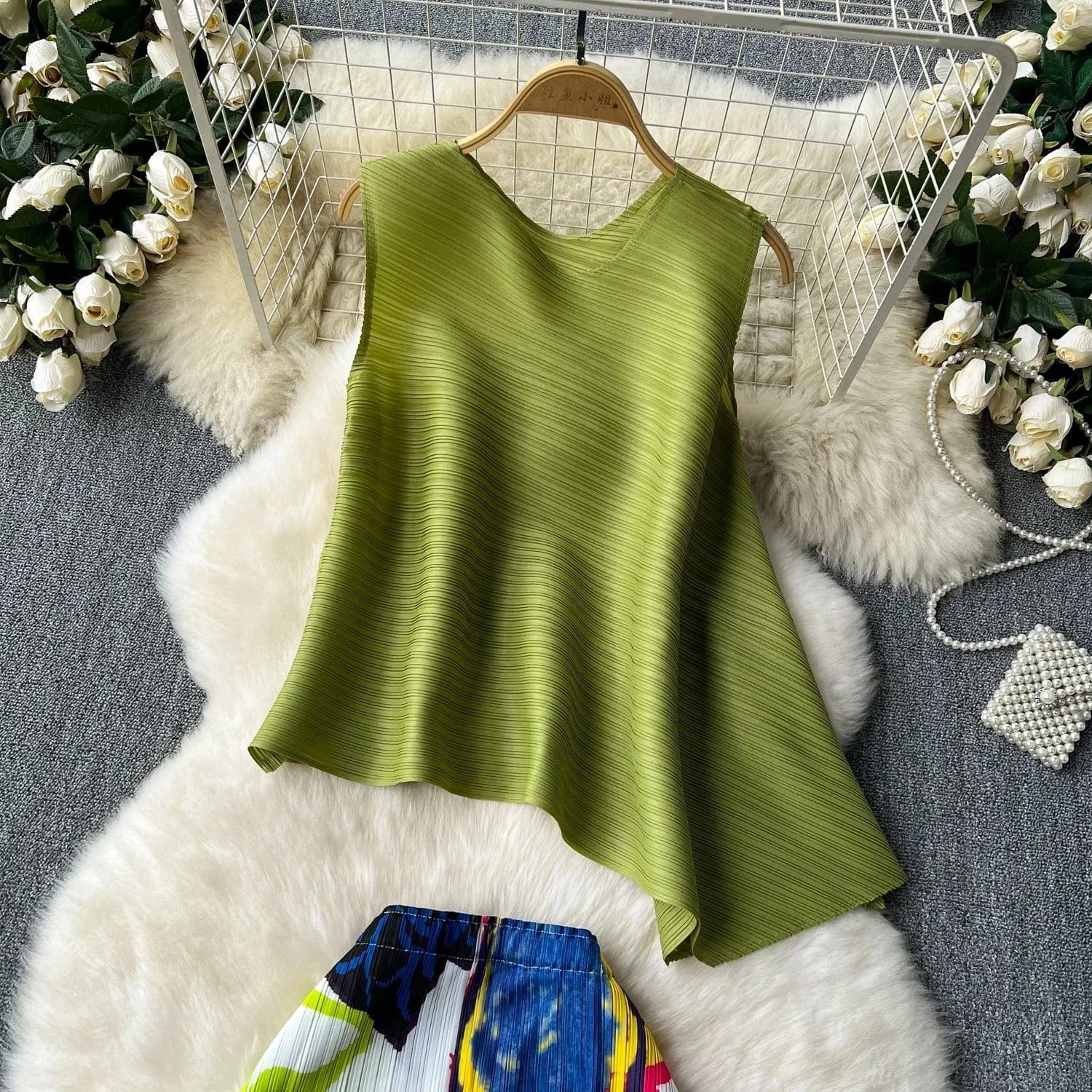 Celebrity Small Fragrance Set Western-style Raw-edged Panel Shawl Cardigan Short Top Sling Dress Two Piece Set In Stock