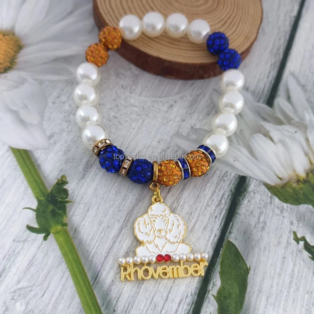 Charms bracelets / SGR Handmade Greek Society Sorority Sigma Gamma Rho Letter Enamel Pendant Exquisite Bracelets Women Jewelry