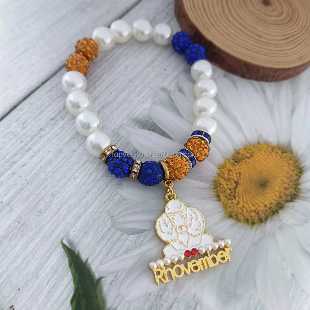 Charms bracelets / SGR Handmade Greek Society Sorority Sigma Gamma Rho Letter Enamel Pendant Exquisite Bracelets Women Jewelry