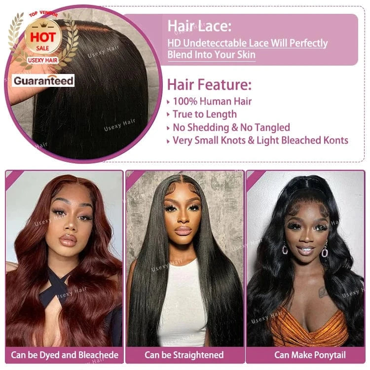 cheap human hair wigs suppliers 13x6 hd full lace front body wave wig human hair pre plucked glueless 100% virgin human hair wig