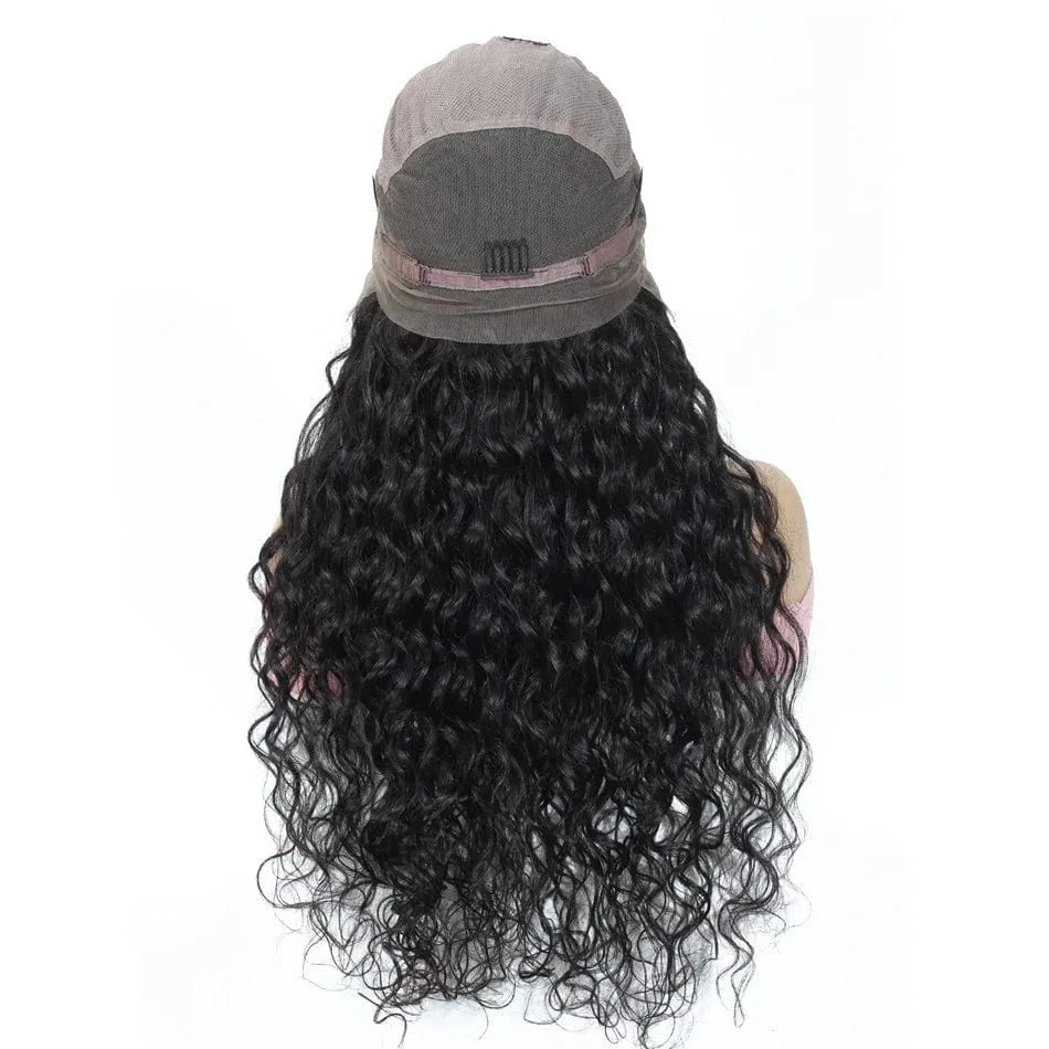 Cheap Kinky Curly 13X6 HD Lace Front Wig Raw Indian Human Hair Wigs For Black Women Water Wave 13X4 Hd Lace Frontal Wig Vendor
