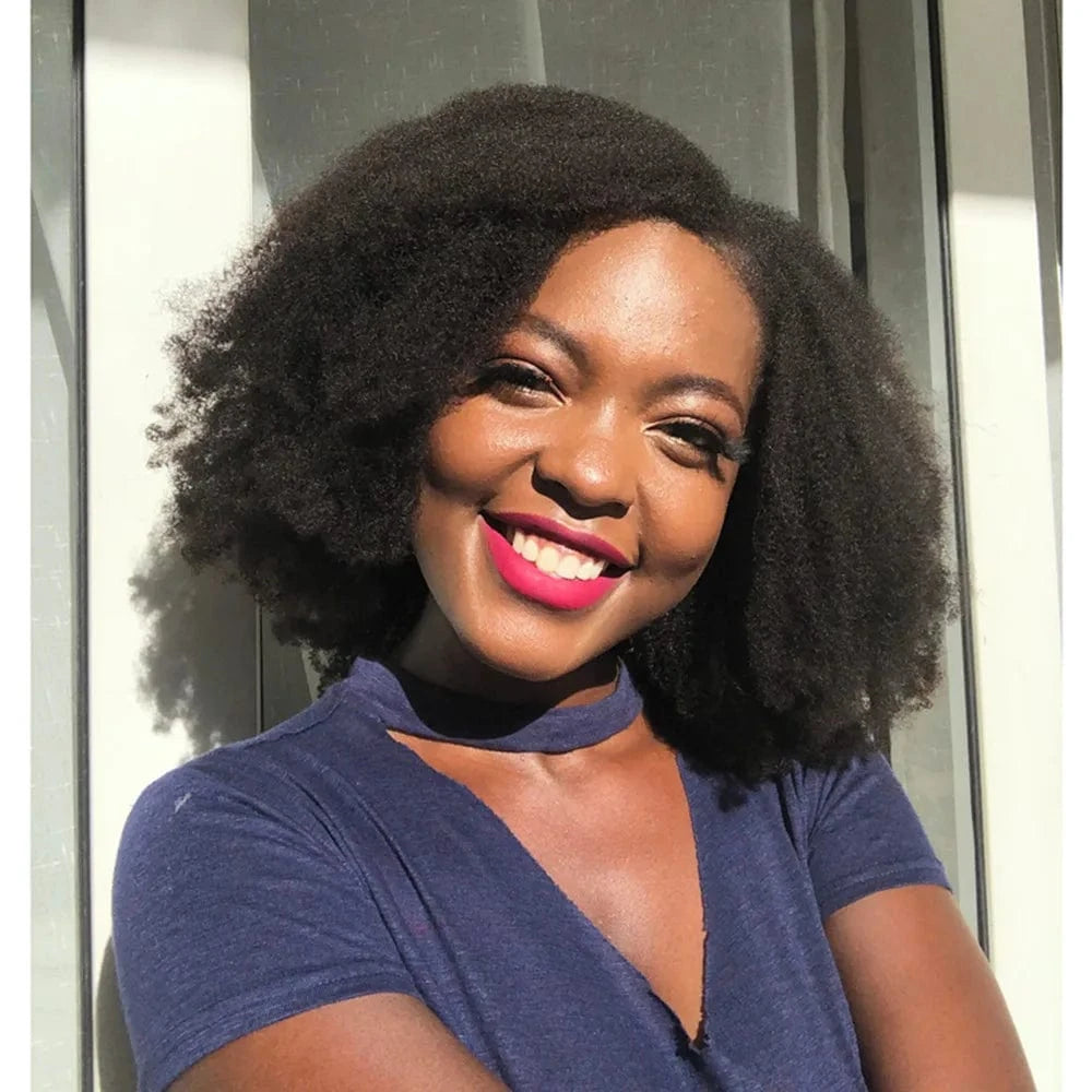 Cheap Ponytail Short Bob Pixie Cut Afro Kinky Curly 13X4 13X6 Lace Frontal Human Hair Wigs Glueless Prepluck With Baby Hair