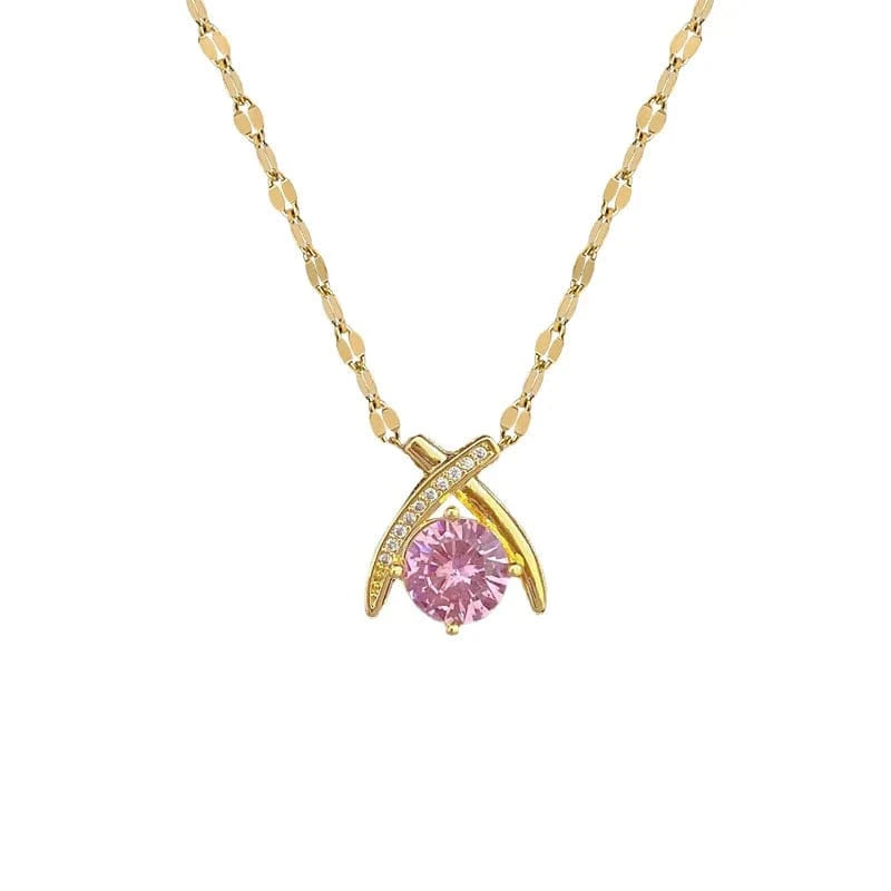Cheap Price Fashion Fine Jewelry Sets 18k Gold Plated Moissanite Stainless Steel Chain Jewelry Wedding Sets For Women