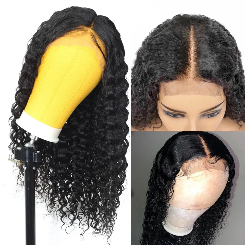Cheap Wholesale 5X5 Hd Lace Closure Wigs Brazilian Human Hair Kinky Curly Transparent Lace Front Wigs Human Hair For Black Women