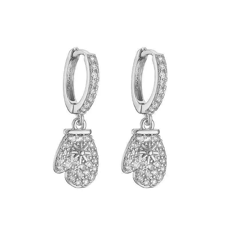 Christmas Gift Colorful Lucky Earrings synthetic zircon earrings ED1002