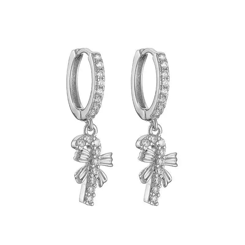 Christmas Gift Colorful Lucky Earrings synthetic zircon earrings ED1002