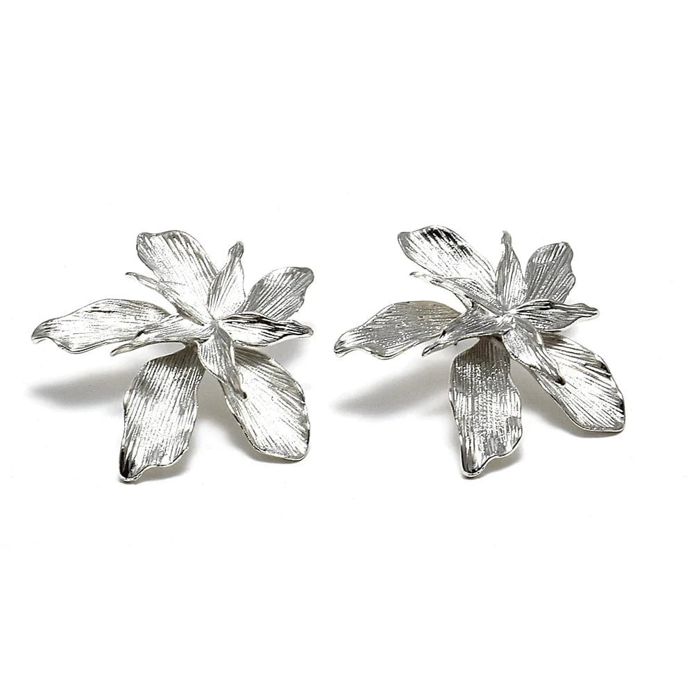 Classic Piercing Earring Double Layered Flower Earrings Popular Women's Accessories Wholesale Trendy Jewelry