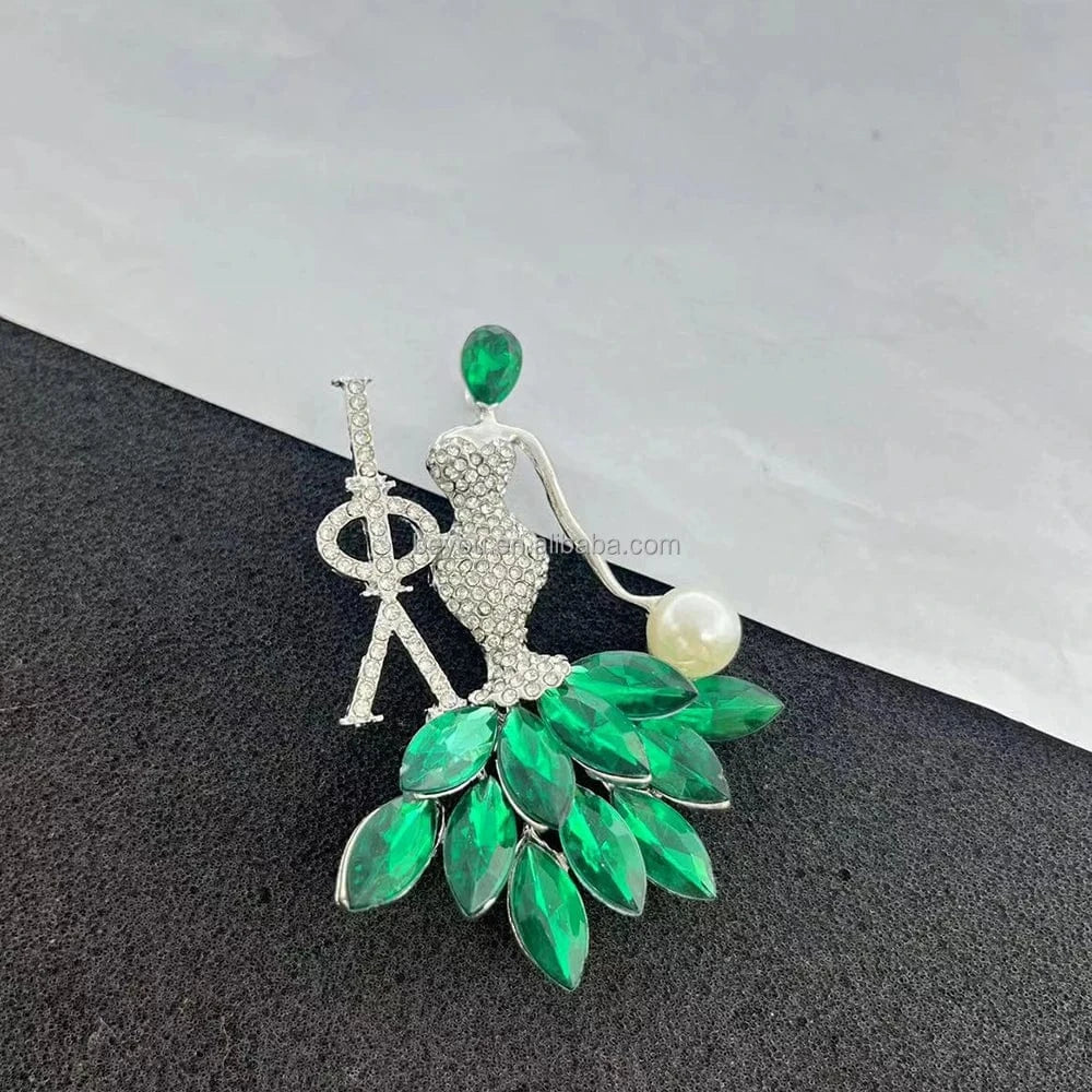 classic / silver High Quality Customized Iota Phi Lambda Neck Chain Silver Plating Pendant Inlaid Link Necklace Women's Jewelry