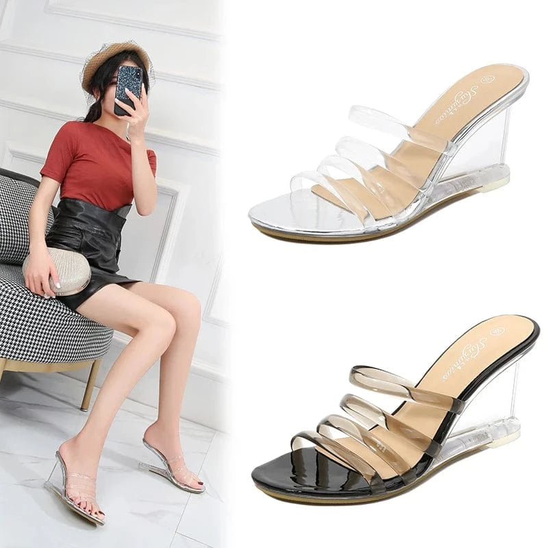 Classic women shoes wedges sandales pour femmes high heels shoes for women high quality sandals for women and ladies