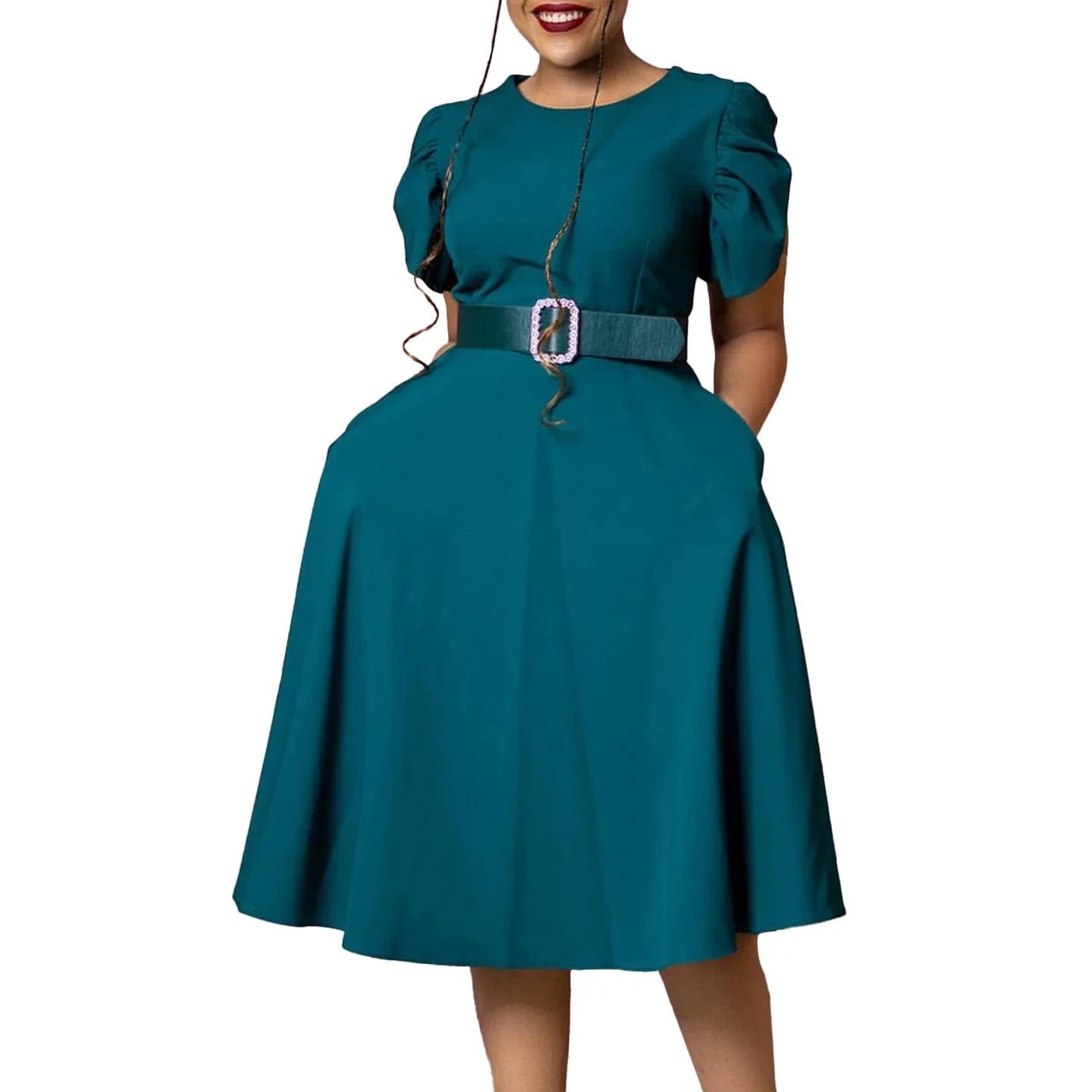 Classy new smart fashion women formal dresses casual summer office lady dress