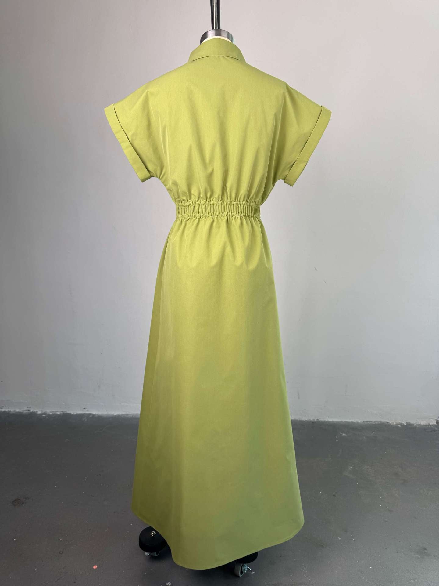 CM.YAYA Women Batwing Short Sleeve Single Breasted Long Maxi Dress 2025 Street  Birthday Evening Sexy Party Dresses Vestidos